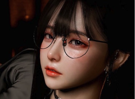 【3D极品/全动态】[VAM] 超美眼镜女神+粉毛女仆的媚黑之旅 完整步兵版【动画/新作/CV/5G】